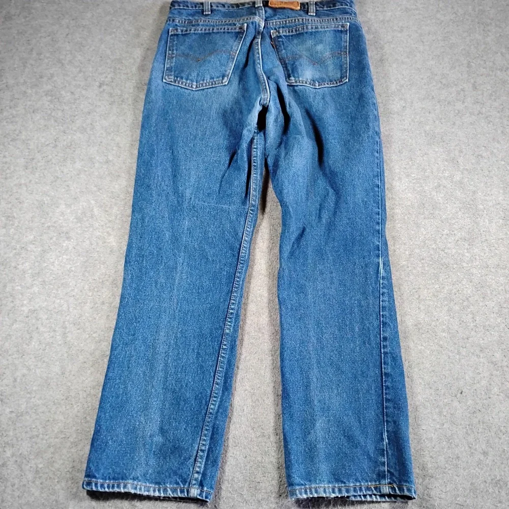 Levis 619 Vintage Mens 32x28 Medium Wash Blue Straight Orange Tab Jeans Canada